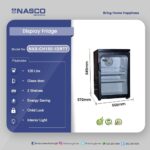 Nasco 120Ltrs Display Fridge - Image 2