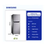 SAMSUNG DURACOOL 208LTR TOP MOUNT FRIDGE - Image 2