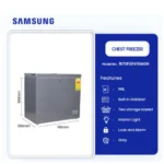 SAMSUNG 198L CHEST FREEZER GRAY - Image 3